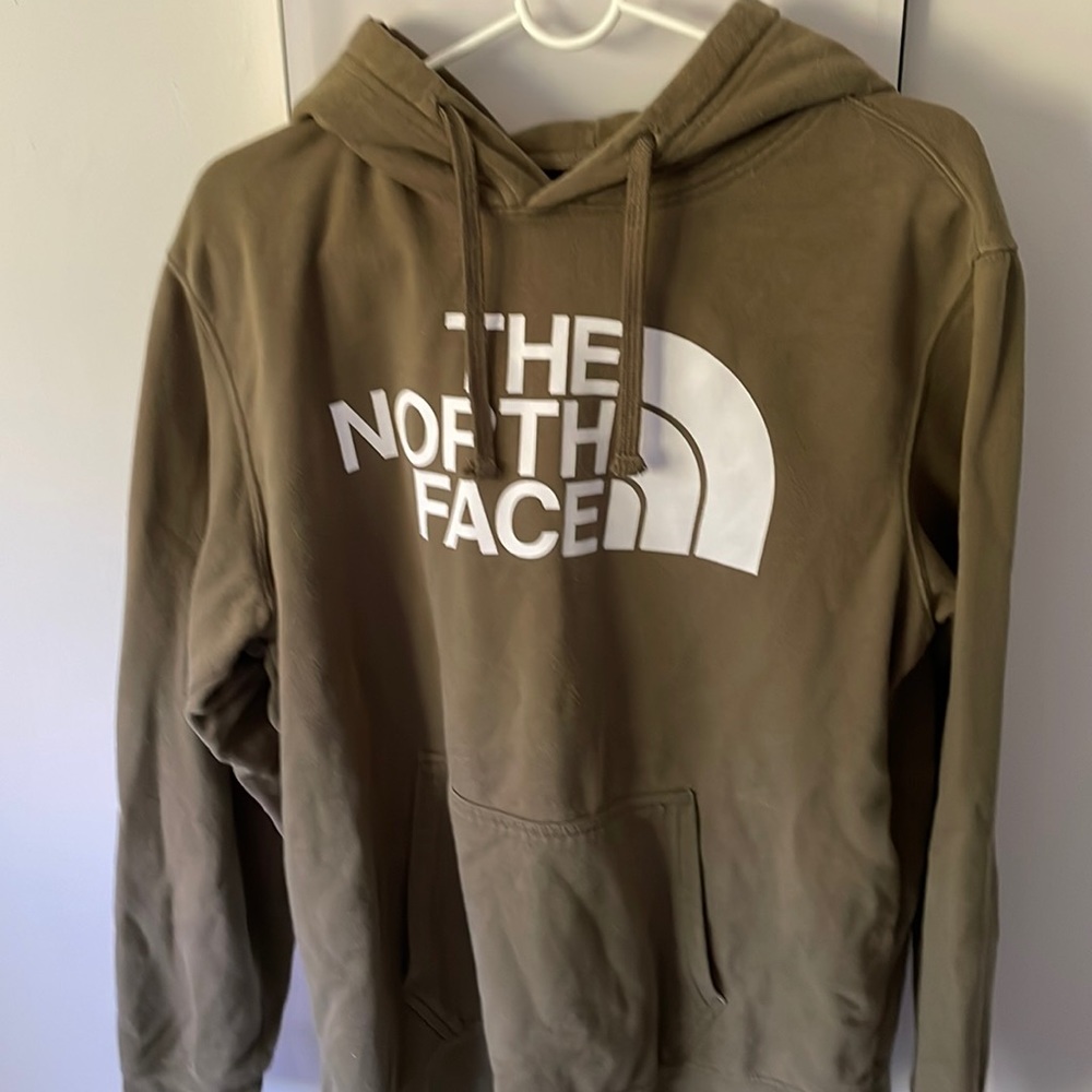 Olive northface hoodie